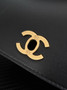 Chanel Large Flap Bag, AS6427 Calfskin White Cotton