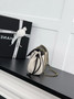 Chanel Large Flap Bag, AS6427 Calfskin White Cotton