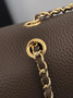 Chanel Large Flap Bag, AS6427 Calfskin Coffee