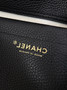 Chanel Large Flap Bag, AS6427 Suede Calfskin Black