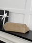 Chanel Shopping Bag, AS6475 Suede Calfskin Apricot