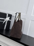 Chanel Shopping Bag, AS6475 Suede Calfskin Brown