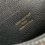 Louis Vuitton Nano Madeleine Bag, M12144 Black Leather