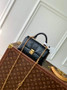 Louis Vuitton Nano Madeleine Bag, M12144 Black Leather - Default Title - View 1