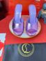 Christian Louboutin Me Dolly 100mm Nappa Leather Mules - Purple