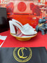 Christian Louboutin Jane Mule 100 MM Lamb nappa leather - White