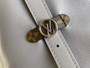 Louis Vuitton CarryAll MM Bag M12583 Gray Lambskin - Default Title - View 8