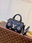 LV M81457 Louis Vuitton Nano Speedy Black - Default Title - View 1