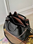 Louis Vuitton Bella Tote M59200 Black Mahina Calfskin