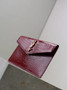 YSL UPTOWN pouch, 5657391 in crocodile shiny leather red