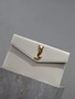 YSL UPTOWN pouch, 5657391 in smooth leather white