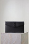 YSL UPTOWN pouch, 5657391  in grain de poudre leather black