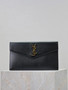 YSL UPTOWN pouch, 5657391  in grain de poudre leather black gold
