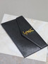 YSL UPTOWN pouch, 5657391  in grain de poudre leather black gold