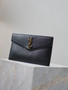 YSL UPTOWN pouch, 5657391  in grain de poudre leather black gold