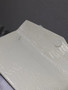 YSL UPTOWN pouch, 5657391 in crocodile embossed shiny leather white