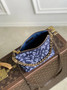 Louis Vuitton Multipass Mini Bag, M3A389 Silver Blue Textile