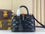 Louis Vuitton Alma BB Mini Top Handle Bag M23666 Black Lamb leather