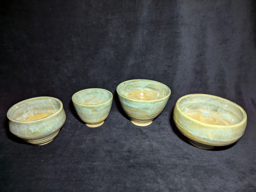 Set of Four (4) Ceramic Bowls - Wheel Thrown - 2023/24