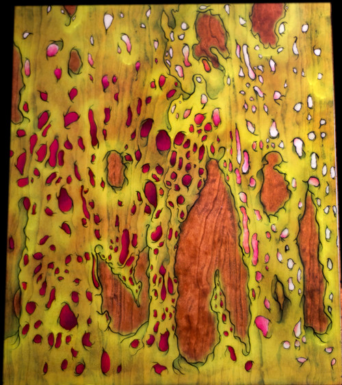 (SOLD) "Sludge Factory" Mixed Media on Wood (SOLD) "Sludge Factory" Mixed Media on Wood
