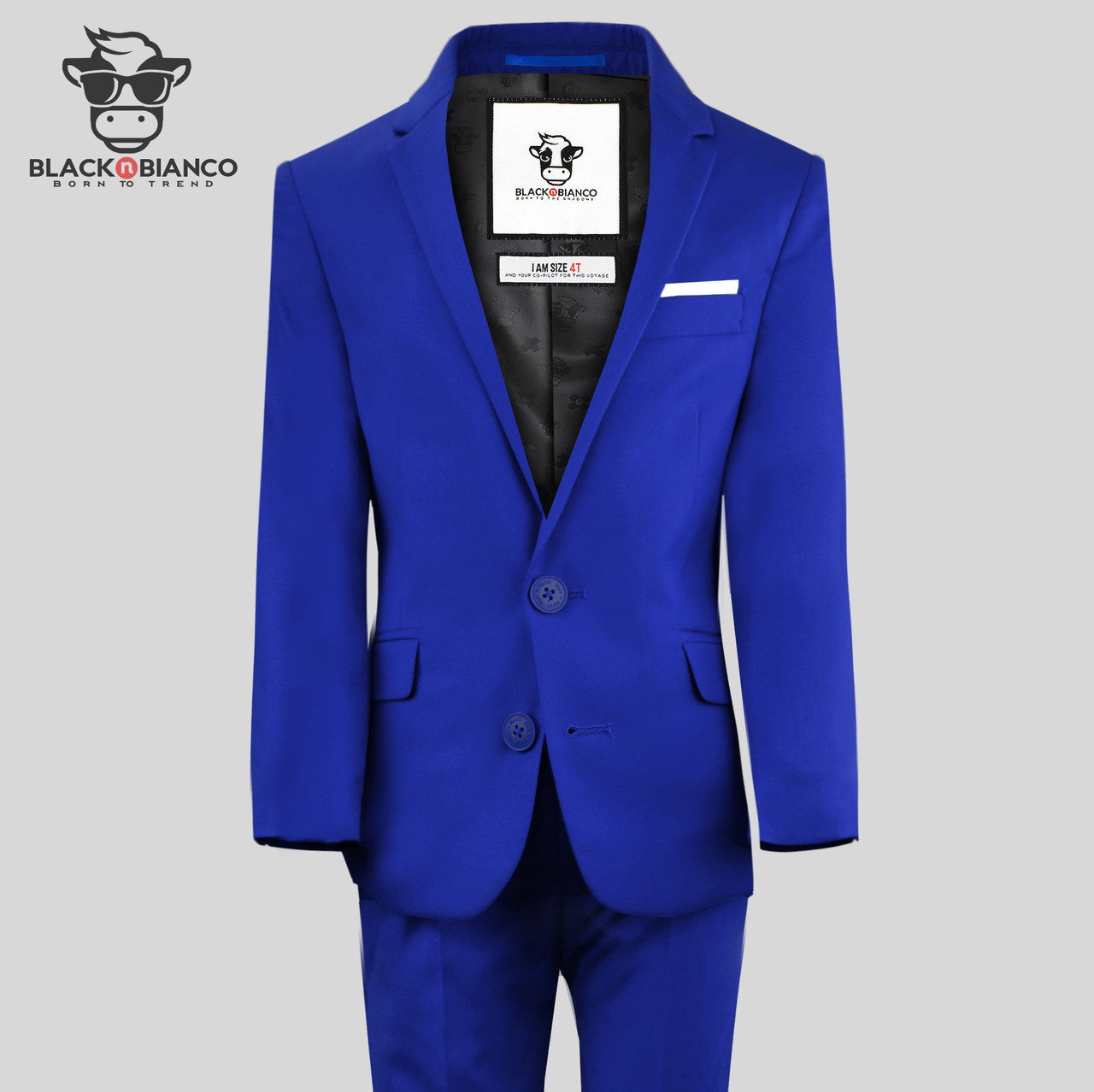 Royal Blue Slim Fit Suit