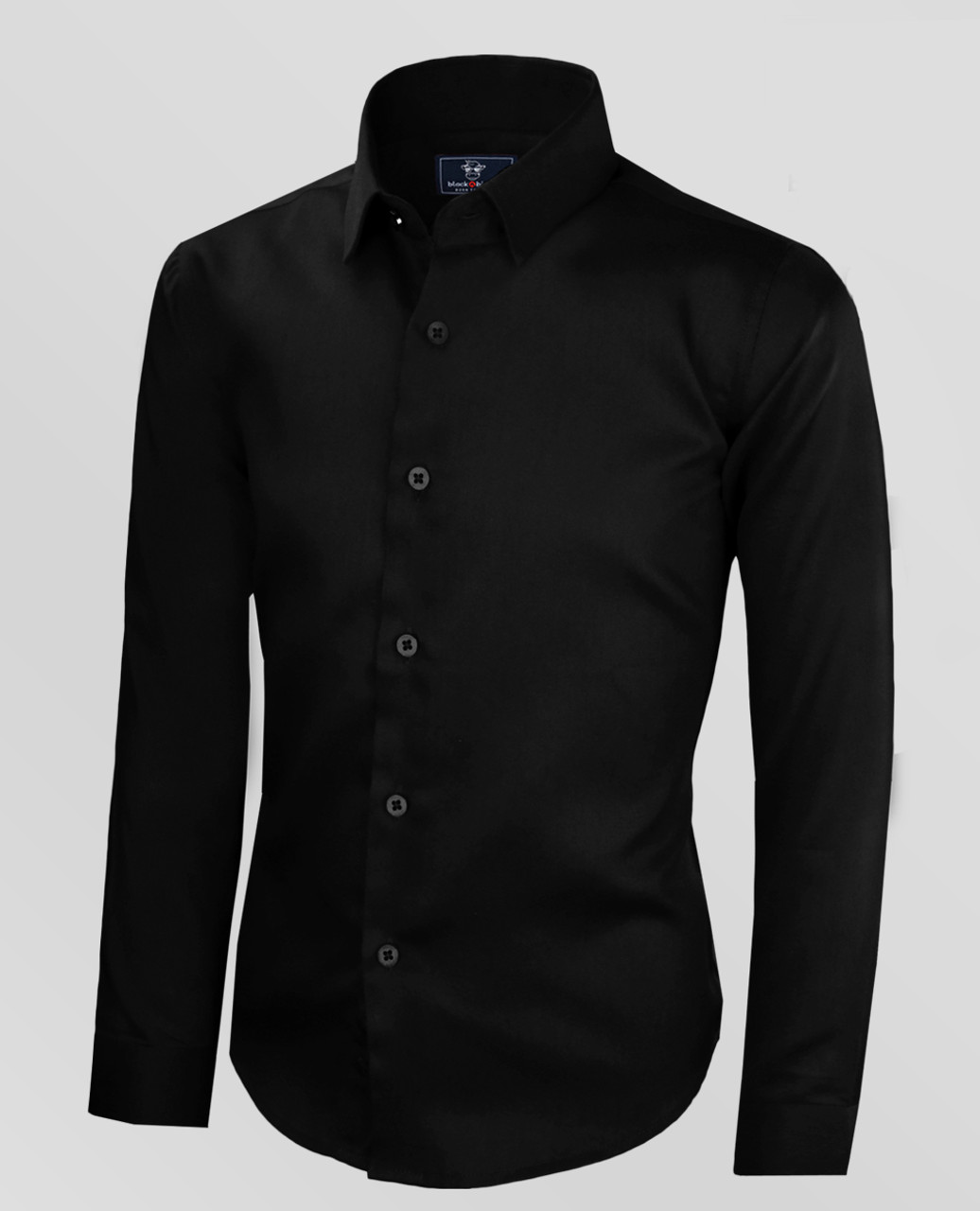 black white dress shirt