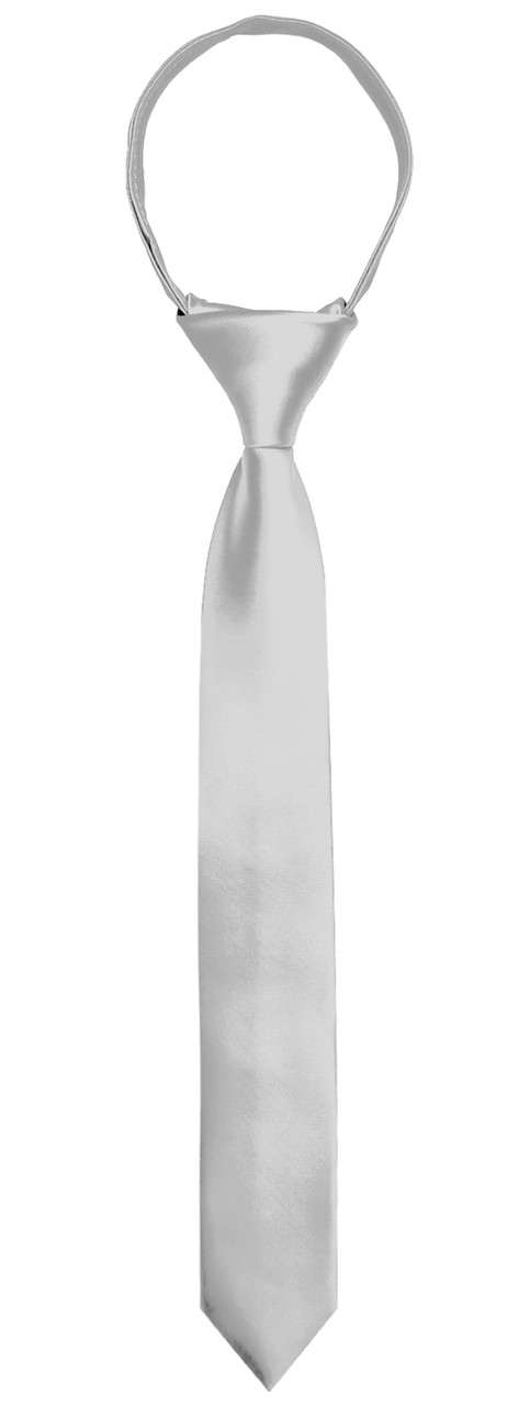 silver neck ties