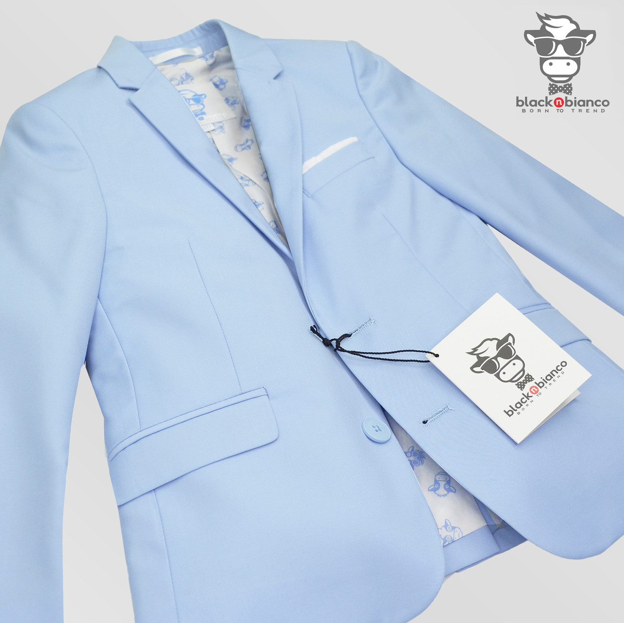 Boys Light Blue Suits Light Blue Luxury Children's Formal Wear Suits