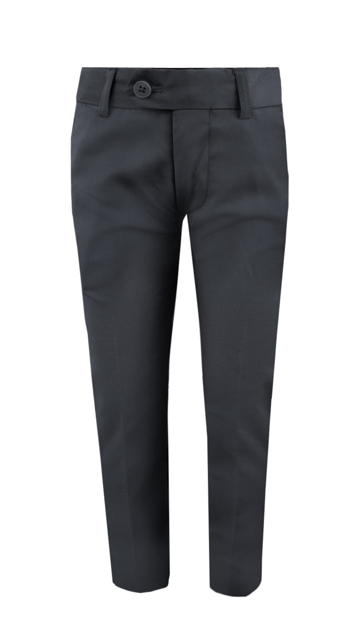 Tallia Boys Dress Pants Regular Wool Charcoal – NorthBoys, grey dress ...