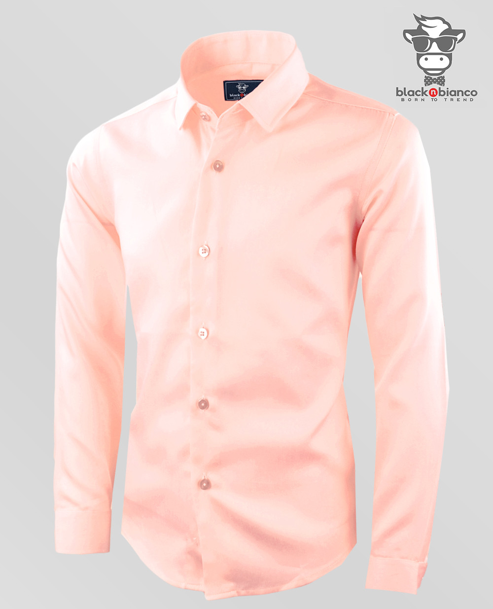 peach dress shirt