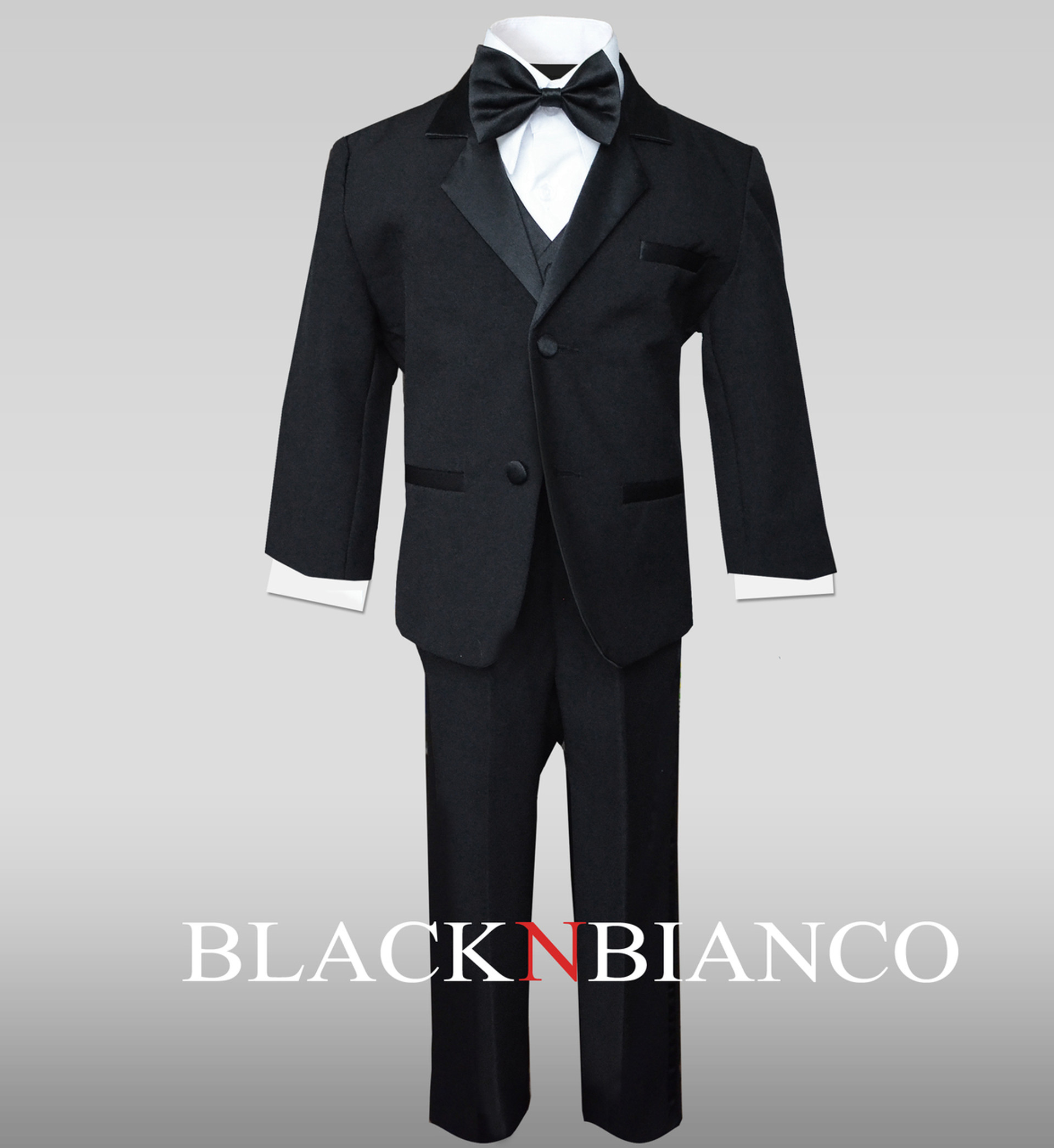 Boys Tuxedo Black with Tail | Ring Bearer Outfit