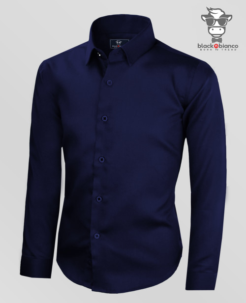 boys royal blue shirt