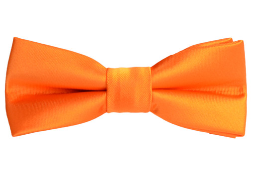 Black n Bianco Boys' Orange Slim Bow Tie Design