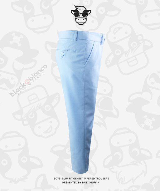 Buy Red Chief Sky Blue Regular Fit Flat Front Trousers for Men's Online @  Tata CLiQ