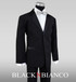 Boys Black Tuxedo with Silver Bow Tie