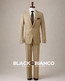 Black n Bianco Boys Slim Fit Khaki Suit