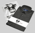 Black n Bianco Boys Signature Slim Fit Dark Gray Charcoal Sateen Dress Shirt - Button Down. 