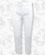 Black n Bianco Boys White Trousers Slim Fit Tapered 