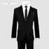 Black n Bianco Boys Black Slim Fit Suit