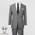 Boys Slim Suits in Dark Grey By Black N Bianco Born To Trend