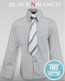 Boys Button down grey dress shirt.