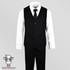 Boys Slim Vest Suit By Black N Bianco