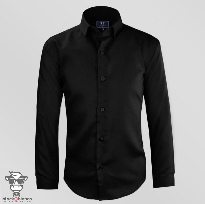 black dress shirt