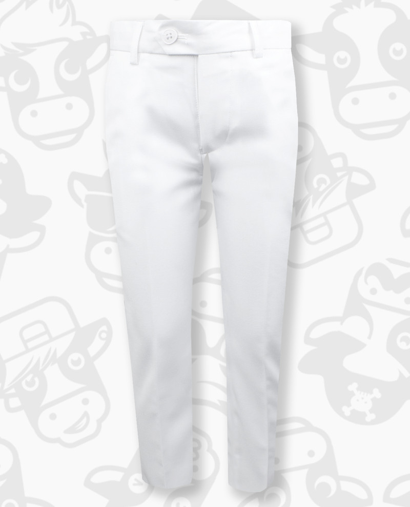 Flat Front Slim Fit Trouser Pants 