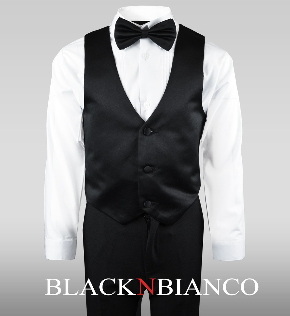 Black N Bianco Boys Teens Suit Dress Wear Set.