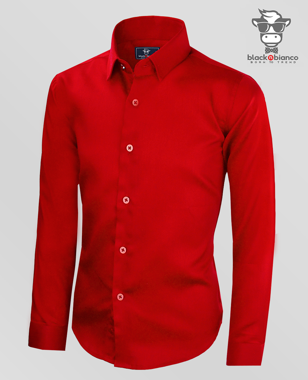 Red long sleeve sales dress shirt