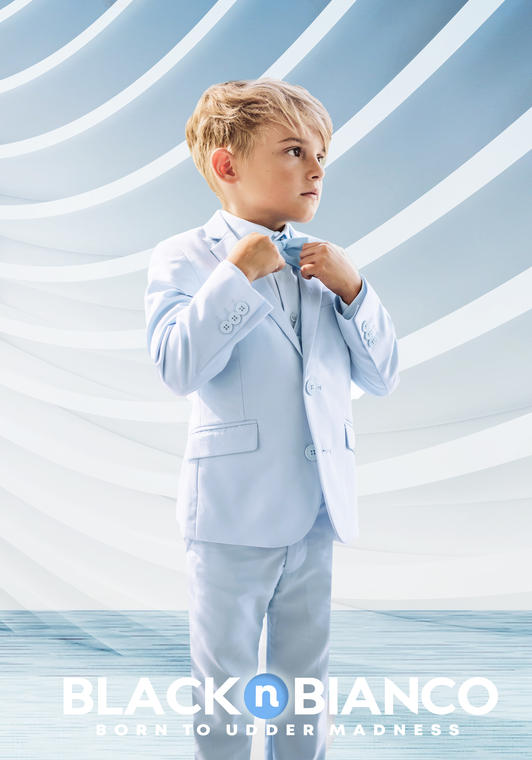 Light blue hot sale boy suit