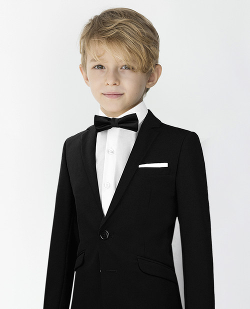 Boys Red and Black Tuxedo 4 -Piece Set for Kids Teen Children - Wedding -  High Fashion | Perfect Tux