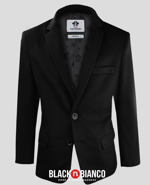 charcoal black blazer