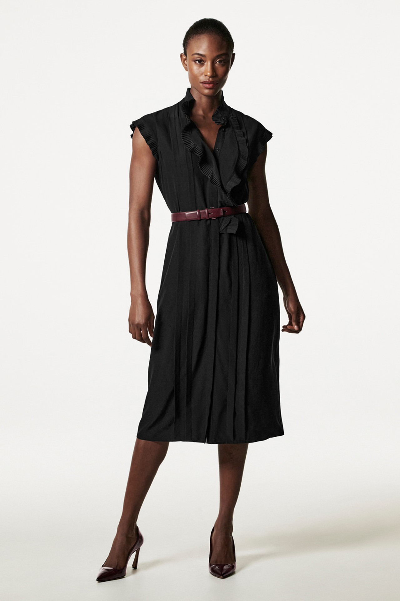Arlington Dress Black Jersey - Welcome to the Fold LTD
